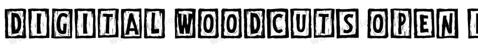 Digital Woodcuts Open ITC TT字体转换